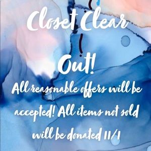 Closet break starts TONIGHT!
